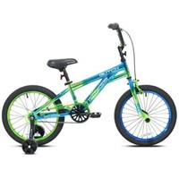 Genesis 18 Glitch Boy's BMX Bike, Blue/Green