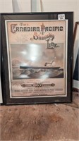 The Canadian Pacific Steamship line framed print