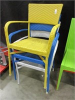Colorful Wicker Chairs