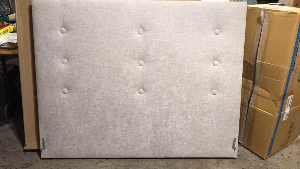 KING KOIL Upholstered QUEEN headboard. Matches