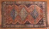 Antique Ghashghai rug, approx. 4.8 x 7.5