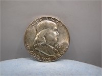 1957 Benjamin Silver Half Dollar