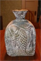 Outdoor decorative fish 17" tall