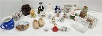 Porcelain dishes, figurines, Paper Mache