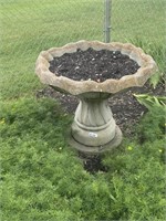 Large concrete birdbath BRING HELP TO LOAD