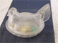 Hen on Nest Candy Dish