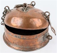 19th Century Persian Copper Spice Box
