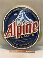 INTERESTING ALPINE LAGER WALL HANGING  HARD