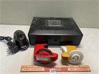 ELECTRIC PENCIL SHARPNER LABEL MAKERS CASHBOX
