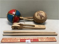 FUN LOT OF MUSICAL WOODEN INSTRUMENTS