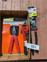 Pliers, Pipe Wrench & Multi Tool