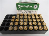 (39) Rounds of Remington 380 auto 95GR ammo.