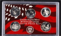 2004 United States Mint Silver Proof Quarters 5 Pi