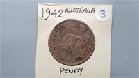 1942 Australia One Penny gn4003