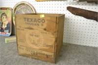 Vintage Texaco Wood Box