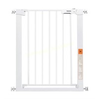 BABELIO 27-30 Inch Narrow Baby Gate  White