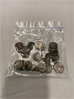 (29) Jefferson Silver War Nickels