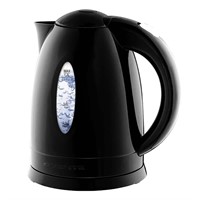 1.7L Black BPA-Free Electric Kettle  Fast Heating