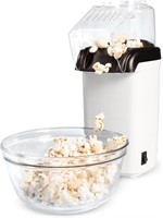 Tasty Hot Air Popcorn Popper  8 Cups  White