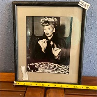 Lucille ball framed picture