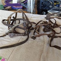 Vtg horse bridles