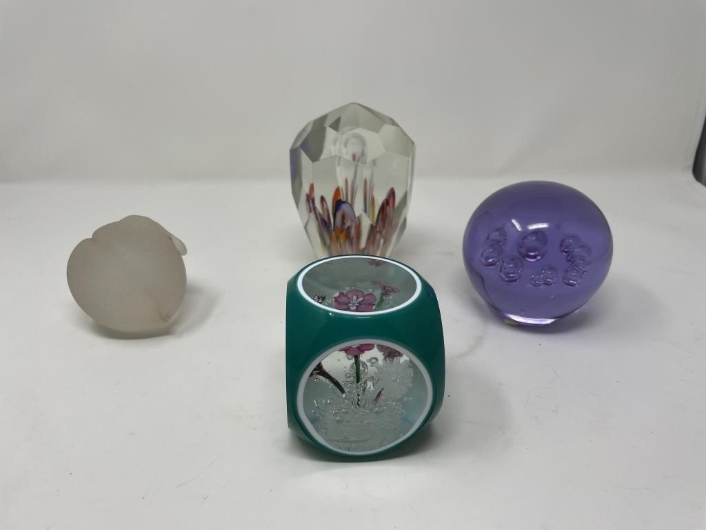 Glass Paperweights