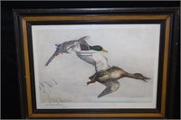 Leon Danchin 'Flying Ducks' Hand Signed Print