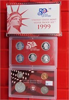 1999-S U.S. Mint Silver Proof Set
