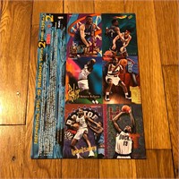 1995 Skybox NBA Hoops 2 Uncut Promo Trading Cards