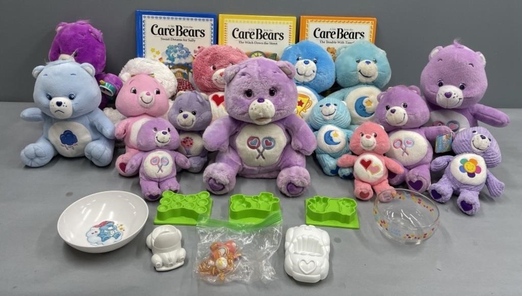 Care Bear Plush Toys Lot Collection