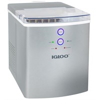 Igloo IGLICEB33SL 33 Lb Ice Maker, Silver $182