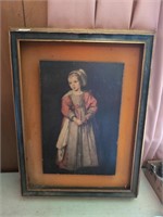 15x20 vintage girl photo