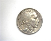 1936 Nickel AU/UNC Double Die Obv at Neckline