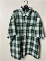 Vintage Solo Shadow Plaid Button Up Shirt Chicano