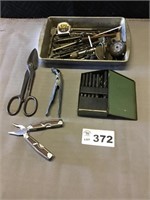 DRILL BITS, MULTI TOOL, TIN SNIPS