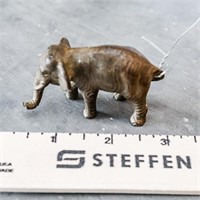 Vintage Miniature Brass Elephant