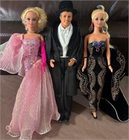 J - LOT OF COLLECTIBLE BARBIE & KEN DOLLS (L106)