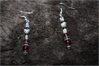 RED HEART EARRINGS