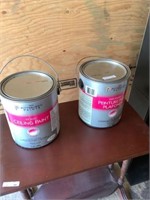 Two cans of ceiling white paint unopened 3.78 L