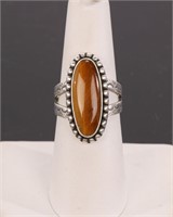 RELIOS JEWELRY STERLING RING & TIGER'S EYE RING