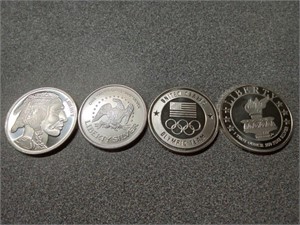 X4 1oz 999 silver rounds