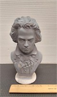 Beethoven head sculpture 9x3