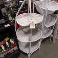 3 TIER WICKER BASKET