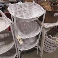 3 TIER WICKER BASKET