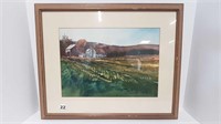 FRAMED ORIGINAL WATERCOLOUR BY THOMAS G MICKLE