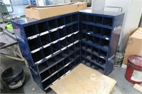 Qty (2) Metal Parts Bins