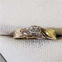 $1000 10K  Diamond(0.06ct) Ring