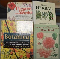 Lot of 4 Botanical/Floral Books- Asst. Authors