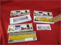 (3)New wathers HO scale train car kits