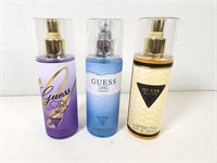 GUC Guess Assorted Fragrant Mists Sprays (x3)